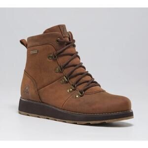 Kamik Women's Ariel Lo Boots Cognac Leather Size 8.5 NIB